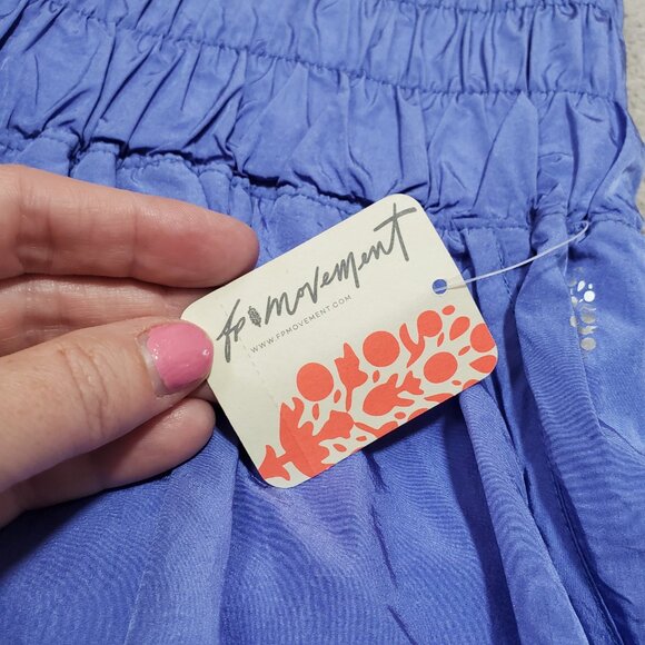 FREE PEOPLE FP MOVEMENT NWT The Way Home Shorts 2" HR African Lilac Women Medium - Picture 9 of 16